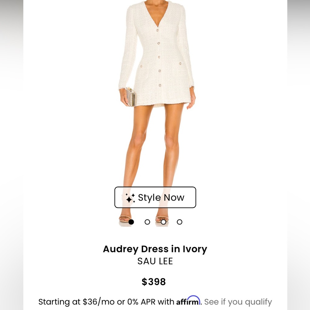 REVOLVE White Mini Dress